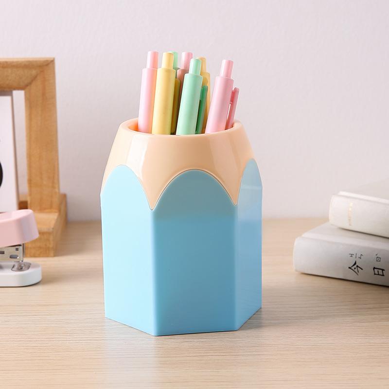 2pcs Pencil Holder - Stylish Desktop Storage Ctainer For Home Office - Organize Desk Accessories