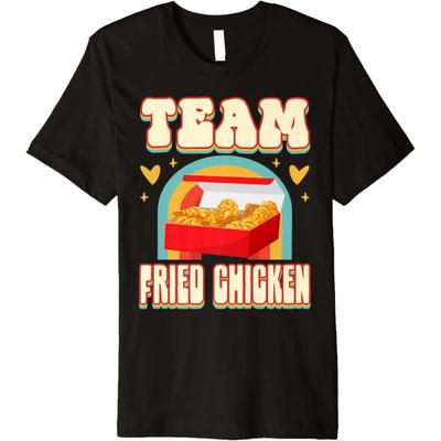 Team Fried Chicken Cute Food Addict Team Premium T-Shirt