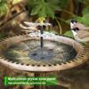 Pompă de fântână cu 3 niveluri, 3,5 W, cu panou solar, fântână solară pentru baie de păsări, fântână decorativă multifuncțională pentru decorarea grădinii