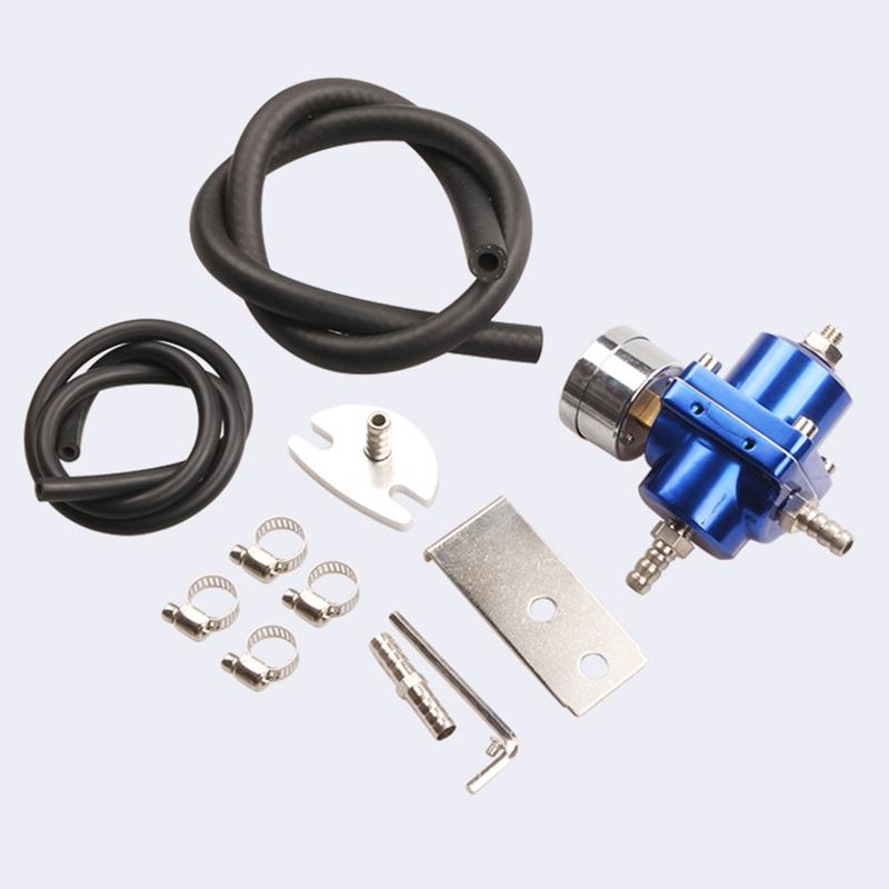 Adjustable Racing Fuel Pressure Regulator With Gauge Fuel Supercharger