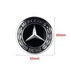 4pcs 65MM Car Wheel Center Caps Stickers  for Mercedes Benz AMG W204 W205 W212 W218 W241 W246 C180 C200 Metal sticker NBX2