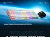 Dynamic Wired Mechanical Keyboard & Silent Gaming Mouse Set - Three-Mode Office & Game Use
