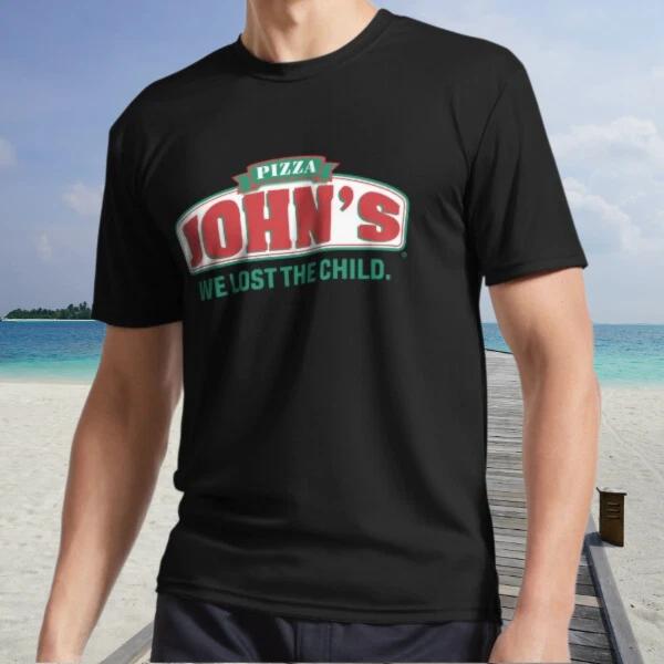 New Shirt John s Pizza Active Logo T-Shirt Funny Size S - 5XL 3XL