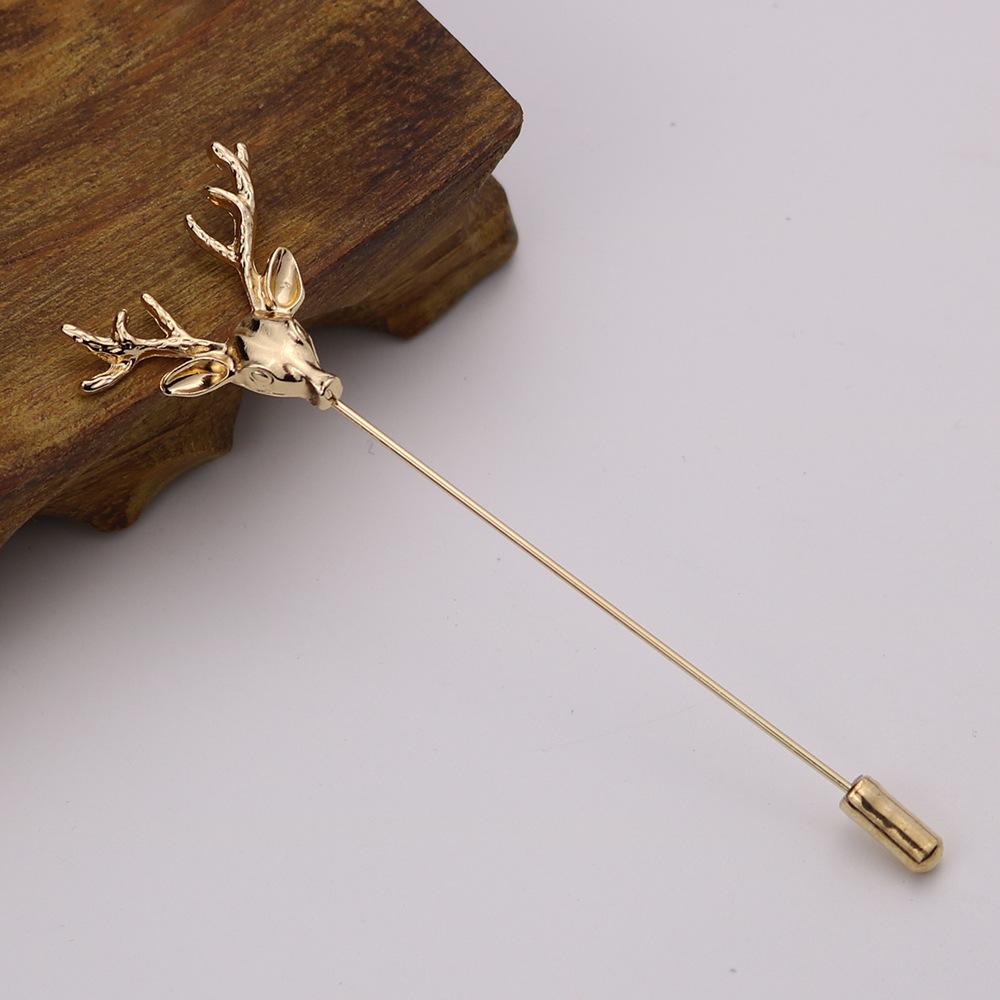 Elegant Lapel Pins Gifts For Men Classic Metal Pins Suit Brooch Luxury Women's Brooch Suit Accessories Gentleman Wholesale