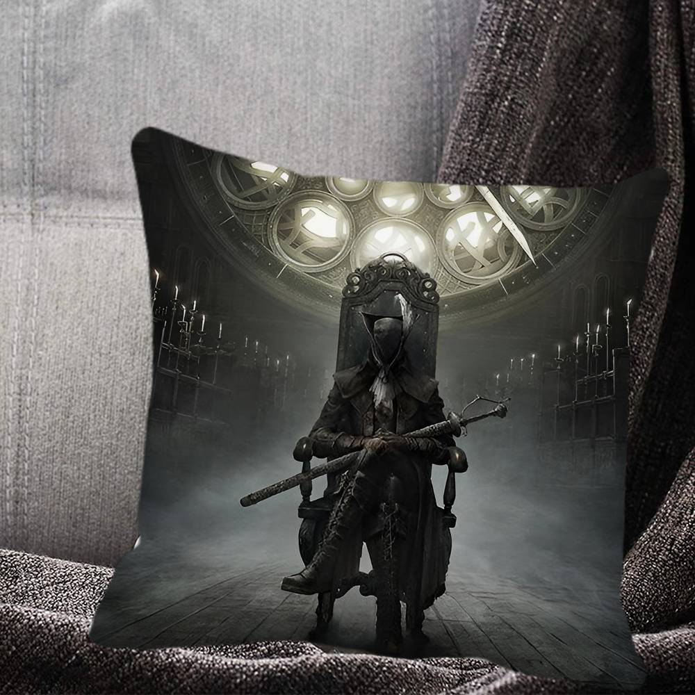 Game Bloodborne Pillow Case Square Pillow Bedroom Sofa Leisure Comfort Cushion Car Living Room Home Decoration
