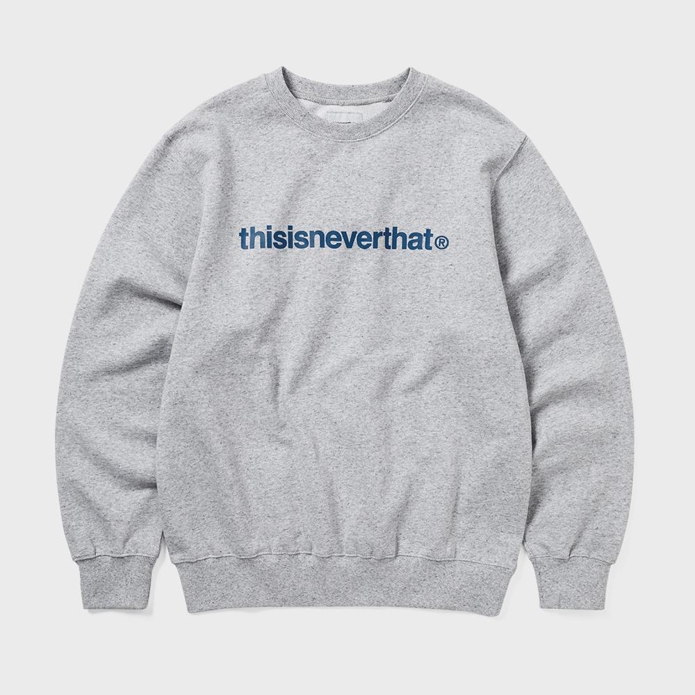 ThIs Is Never ThaT T Логотип lT Круглый вырез Светло-серый L