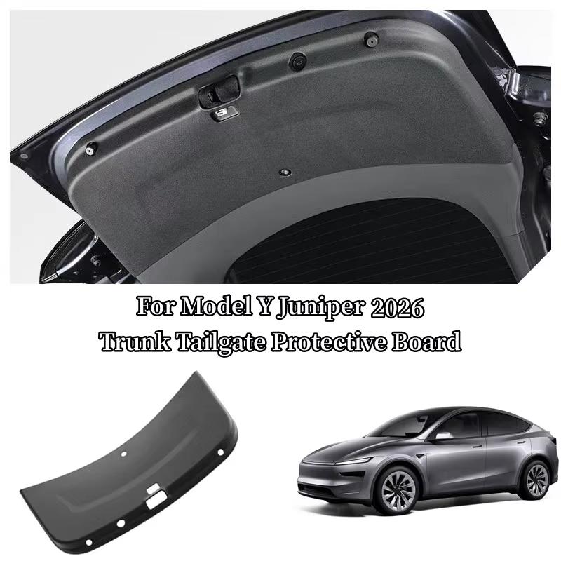 Trunk Tailgate Protection Pad For Tesla Model Y Juniper 2026 TPE Anti-Dirty Pad Rear Trunk Door Protective Sticker Scratch Mats