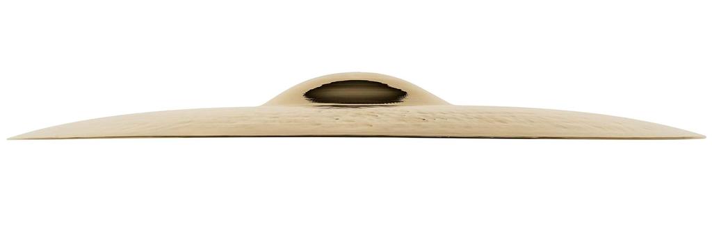 MEINL Cymbals Byzance Brilliant Series Ride Cymbals Heavy Hammered Ride 22" B22HHR-B []