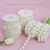 ABS Faux Pearl Beaded Chain - 8MM DIY Wedding & Festive Decor Accessories