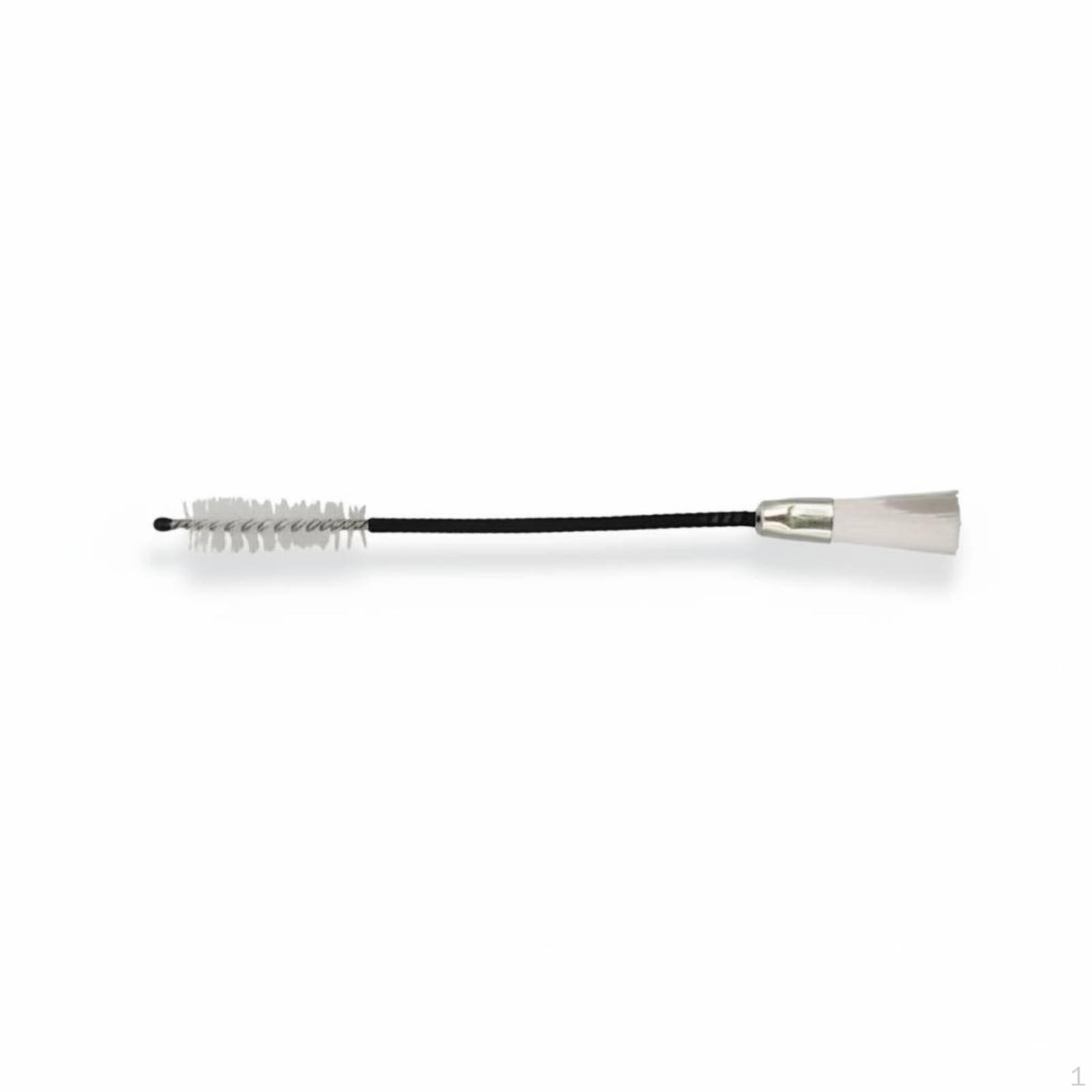 2 Pieces Saxophone Sound Hole Brush Fiber DoubleEnded Sax Instrument Cleaner for Music Studio,