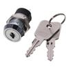 19mm Push Button Switch 2NO 2NC Electric Keylock Easy Installation   DIY