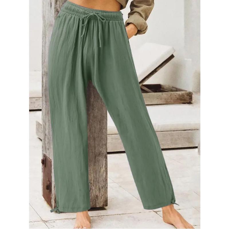 Pantaloni da donna Pantaloni casual estivi Pantaloni da donna tinta unita Pantaloni da casa