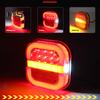 2Pcs LED Trailer Rear Lights Kit Super Bright High Lumens Universal Simple Installation Brake Lights Trailer Truck Taillight