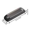 Solar Power Mini LED Car Warning Light Red-Blue Strobing Night Security Simulated Alarm Wiring-Free Wireless Flash Warning Light