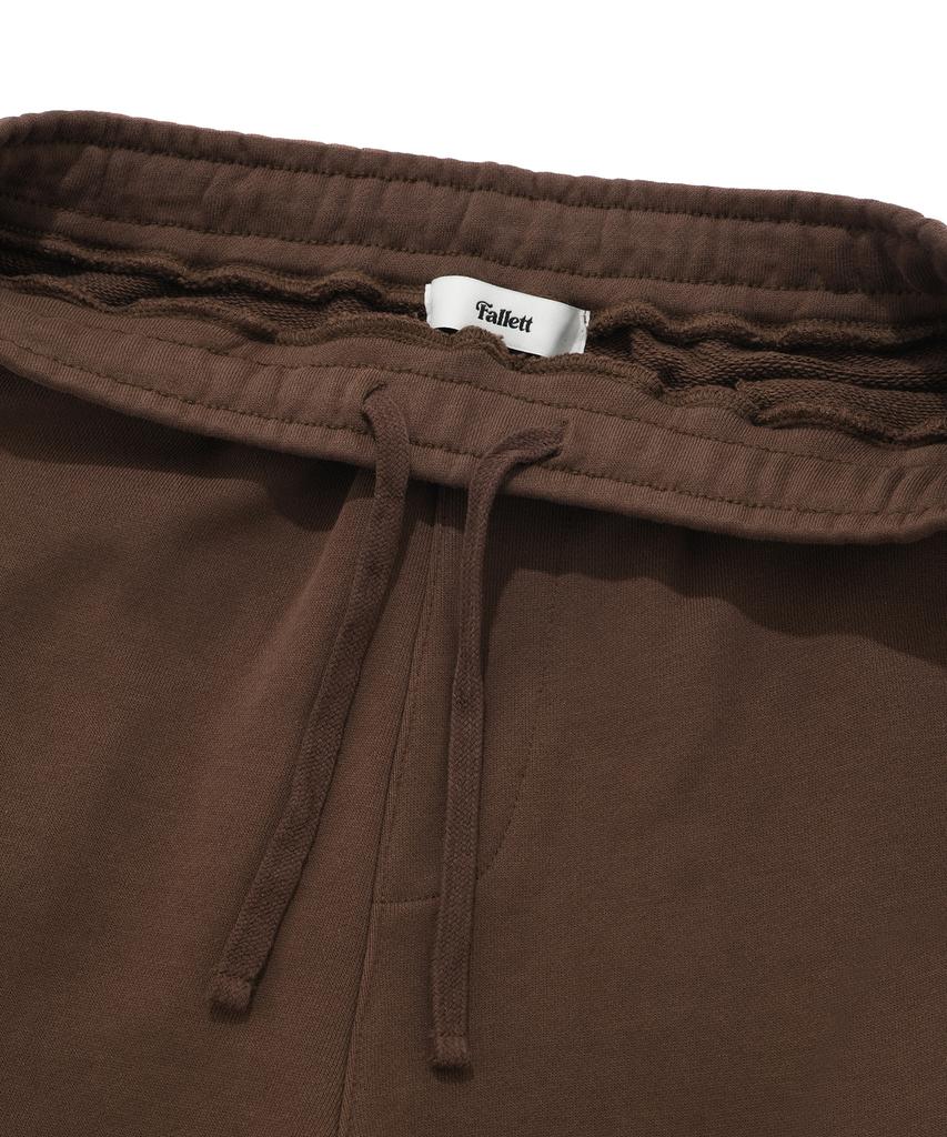 FALLETT Flowing Logo Jogger Pants Brown