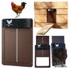 Upgrade ABS Automatic Chicken Coop Door Opener Battery Powered Light Sense Control IP44 Waterproof Pet Accessories House Door