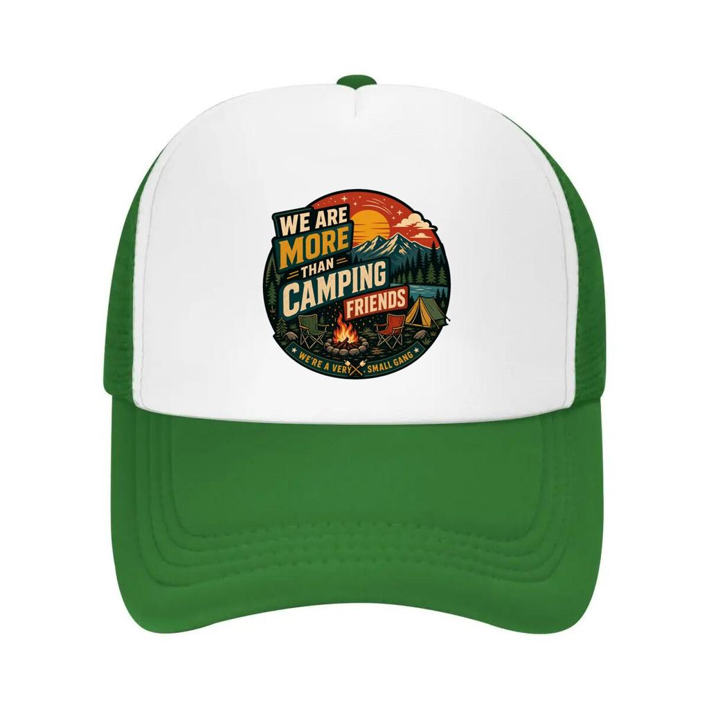Retro Camping Friends Adventure Quot Mesh Baseball Cap Casual Hat Outdoor For Womens Unisex FeUnisex