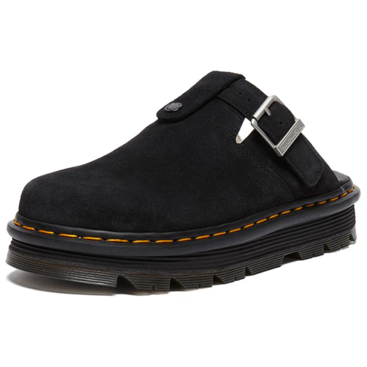 Dr. Martens Fashion Versatile Anti-Wear Closed-Toe Slippers Unisex Footwear Black 31938001