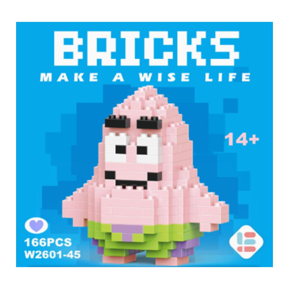 Anime Princess Building Blocks Stitch Mickey Mouse Mini Action Toy Figures Blocks Toys Bricks Assemble Toys Kids Gifts
