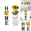 Home Sunflower Home Wall Decor With Lightweight Wooden Sign For Harvest Celebration