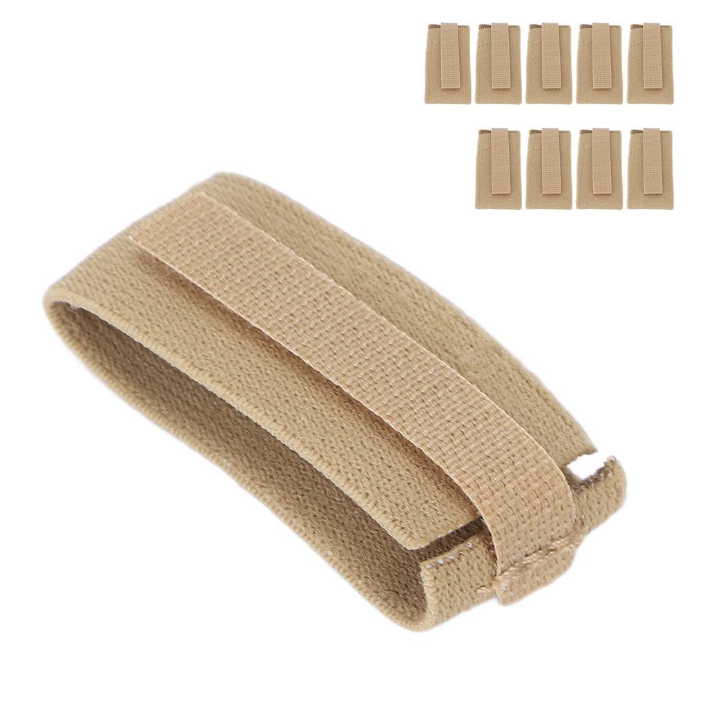10pcs Urinary Bag Elastic Band Hook Loop Fasteners Urine Bag Fixation Strap Band for Men