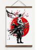 Japan Samurai Anime Poster Abstract Wall Art Bushido Canvas Painting Japanese Warriors Portrait Picture Print Home Wall Decor No Frame