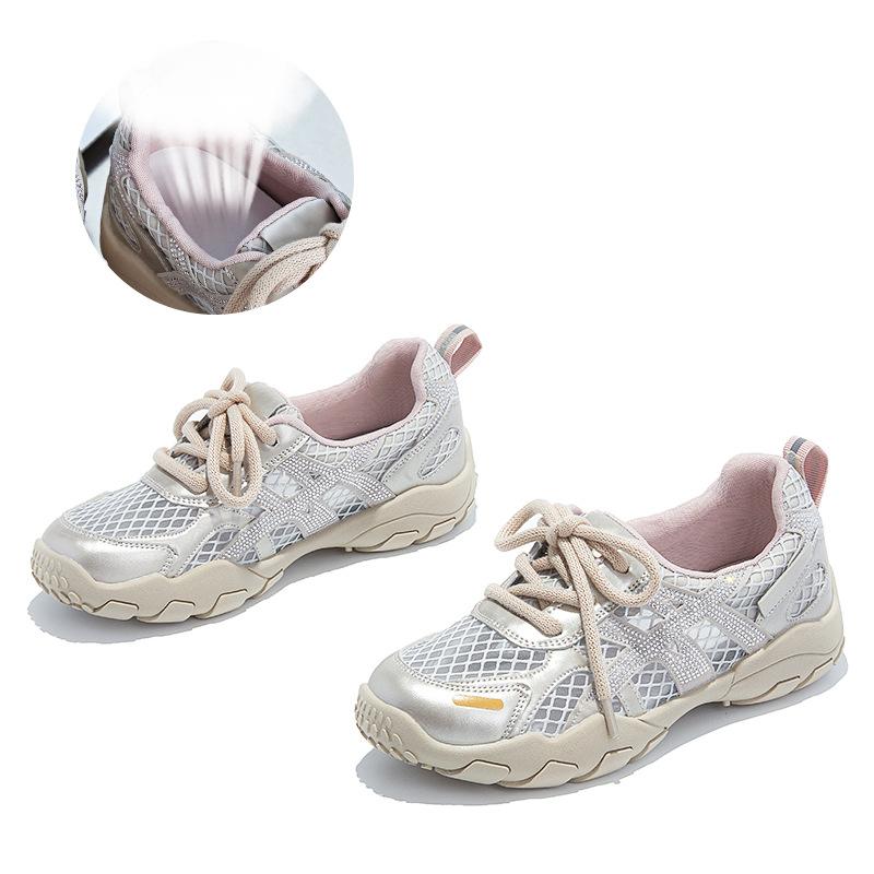 Comfortable and Breathable Forrest Gump Shoes All-match Casual Shoes Thick-soled Sports Shoes for Women Fashionable Dad Shoes 35