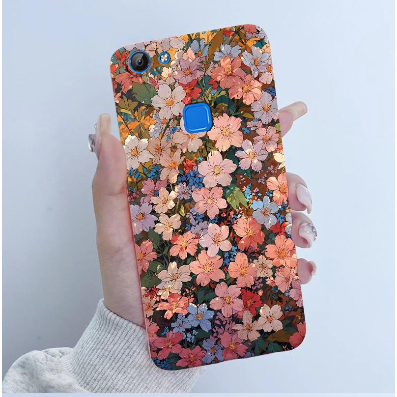 For Vivo V7 V7+ Plus Y79A Y75 Y73 Y79 1716 1718 Phone Case Cute Astronaut Panda Flowers Candy Soft Silicone TPU phone Case Cover