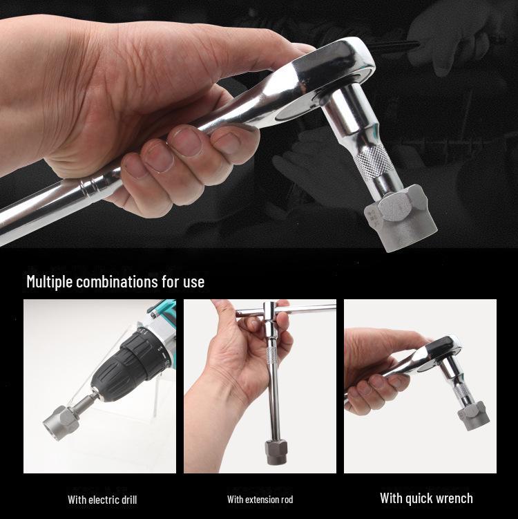 10-teiliges Mutternausdreher-Set mit 1/2"-Vierkantantrieb und Gleitmuttern-Entfernungswerkzeug für Druckluftschrauber und Elektroschrauber