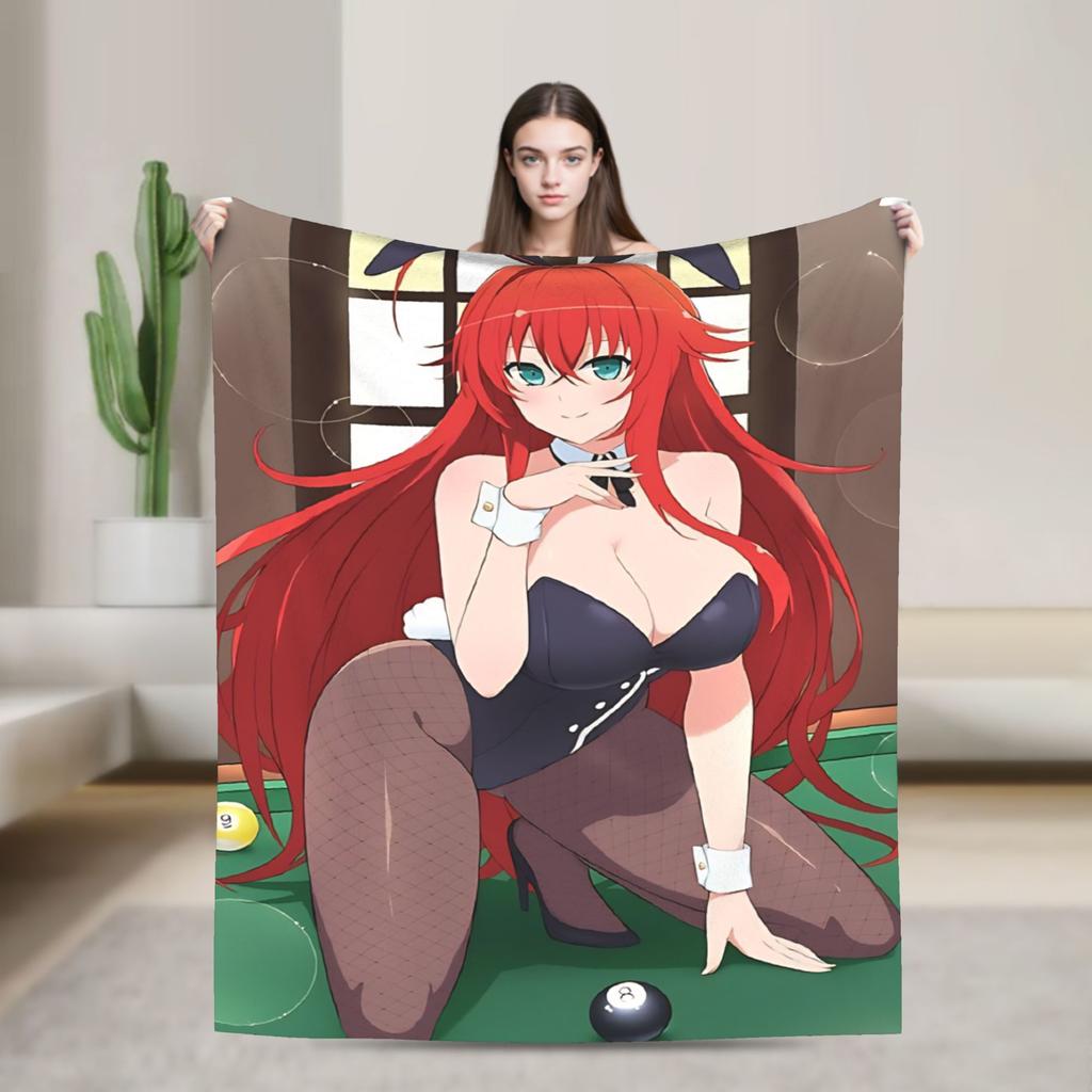 High School DxD Anime Blanket Quality Warm  Bedding Throws Autumn Travel Office Couch Chair Pattern Bedspread