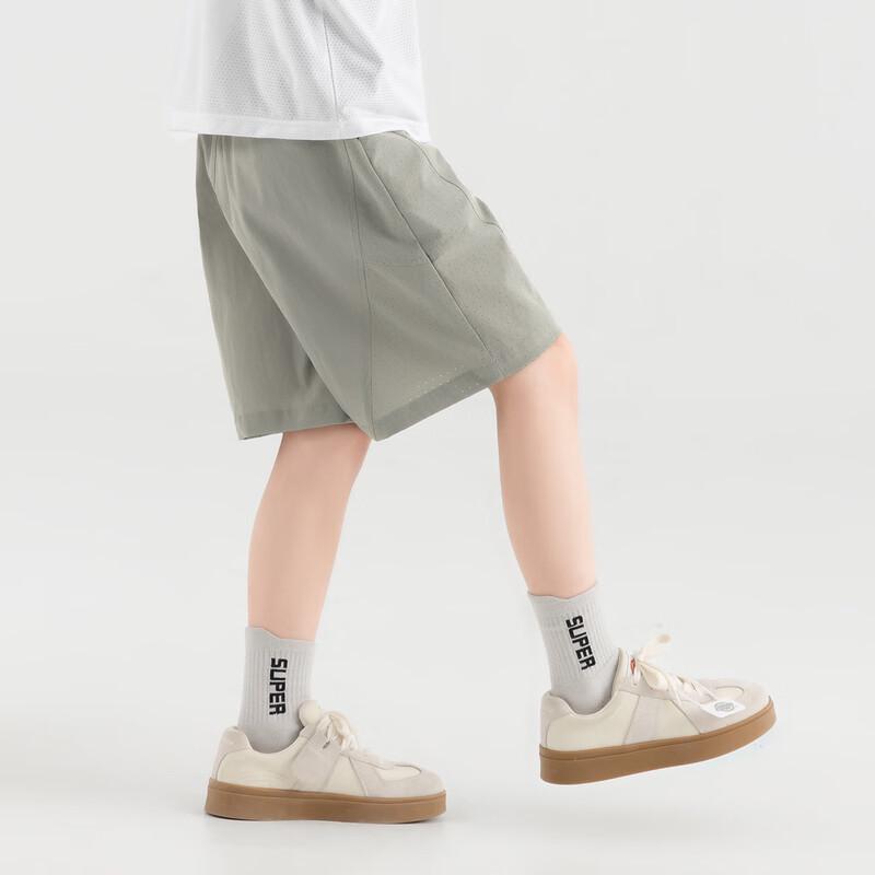 Boys' Breathable Mesh Sports Shorts