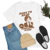 Born to Read Lustiges Meme Buchliebhaber T-Shirts Hippie Retro Stil Buchliebhaber T-Shirt Damen Niedliche Vintage Grafik Tops Leser Geschenke