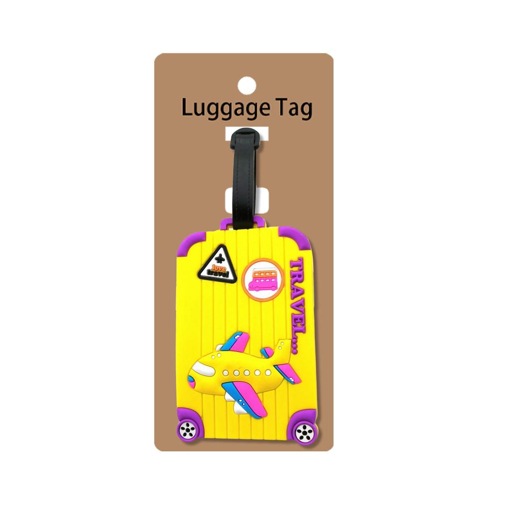 Luggage Tags, Boarding Passes, Creative Luggage Tags, PVC Soft Rubber Sign-in Tags, Anti-loss A-DH