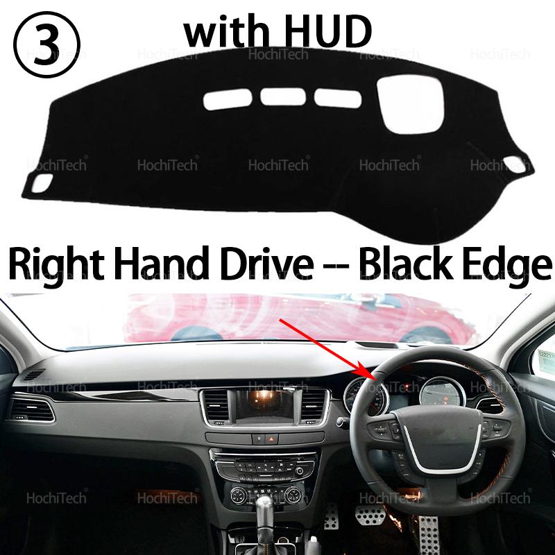 For Peugeot 508 508sw 508GT RXH 2010-2018 Dashboard Cover Dash Board Mat Carpet Pad Sunshade Cushion Car Visor Accessories