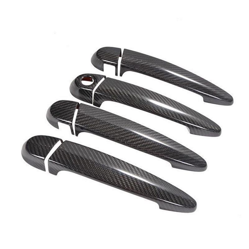 8Pcs Car Exterior Door Handle Cover Trims Carbon Fiber Style Auto Accessories for BMW E87 E90 E91 E92 E93 F30 X1 X2 X3 X4 X5 X6