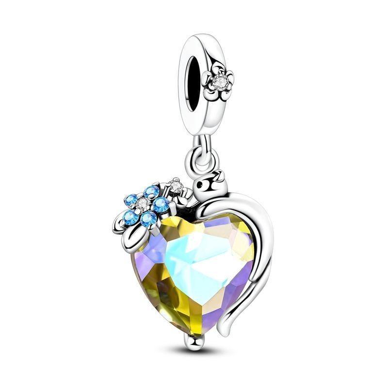 Copper Animal Charms Bear Rabbit Dog Panda Elephant Pig Kapibala Beads Pendants Fit Bracelet Diy Fine Jewelry Gift