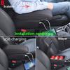 For Opel Astra Armrest Box Retrofit Parts For Opel Astra J Car Armrest Center Storage Box Interior Details Car Accessories USB