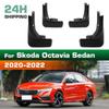 4PCS Car Mud Flaps Splash Guards Mudguards Car Mud Flaps Compatible with Skoda Octavia NX A8 RS Sedan 2020 2021 2022