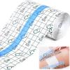 Pansement Tatouage Waterproof, 15 Cm X 10 M Bandage Transparent Imperméable Pour Sport/Douches/Protéger Tatouage