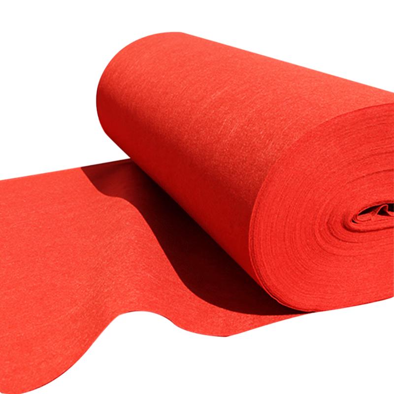 HKZ-143 Disposable Commercial Event Carpet 2m x 10m (2mm thick) красный