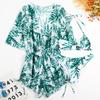 Digital Print Three Piece Drawstring Sexy Bikini Swimsuit Fashion For Summer Vacation