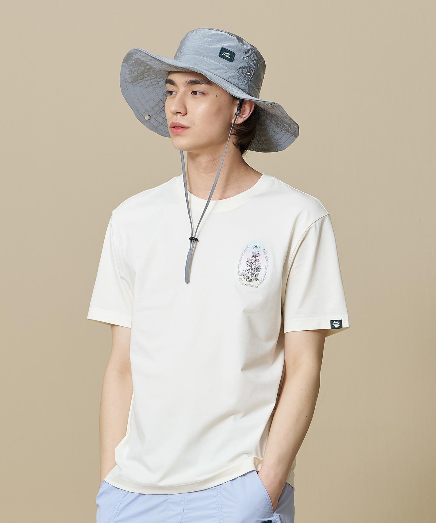 Bbc Earth Gradient Artwork Short Sleeve T-Shirt_Ivory Ivory/085