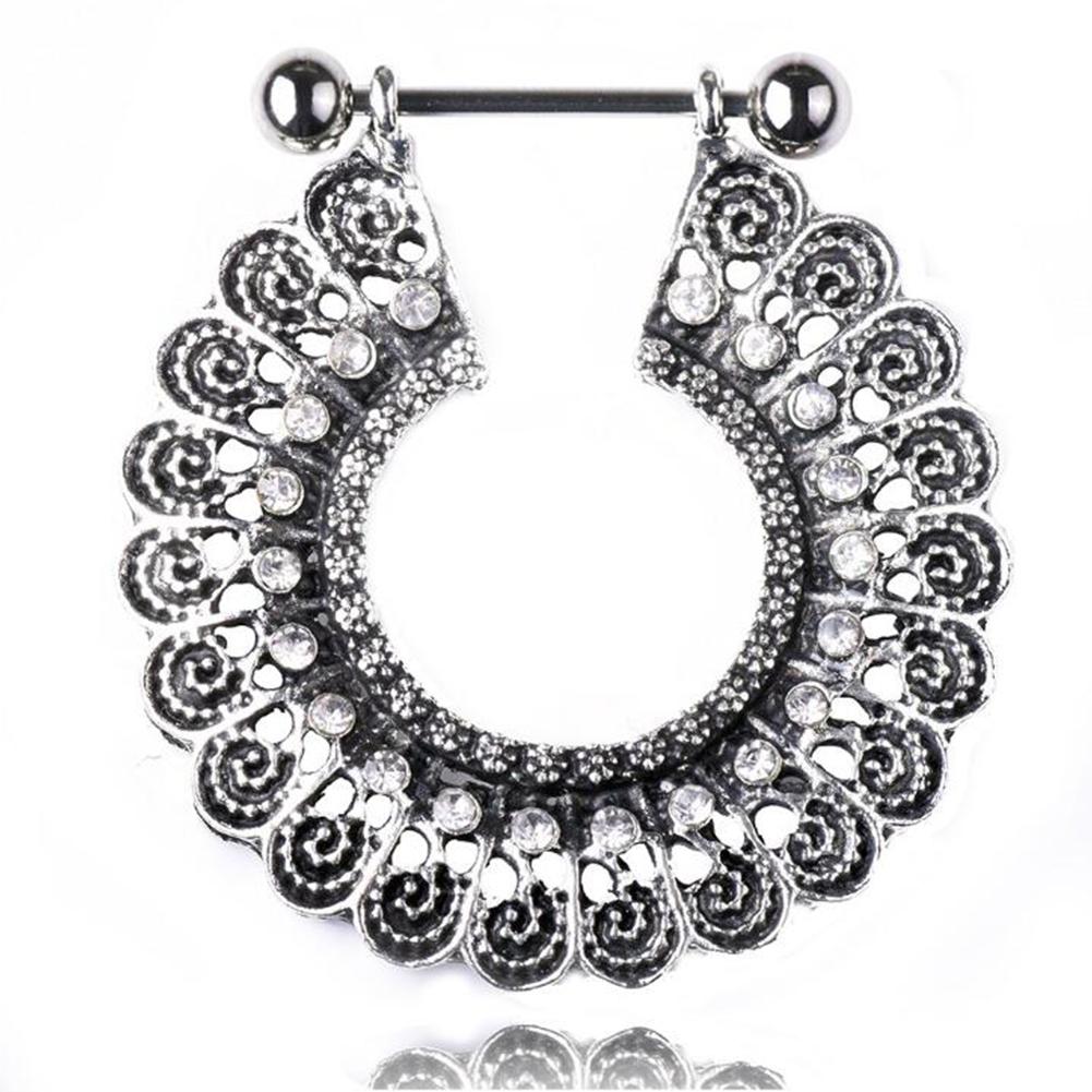 Kobiety Bohemia Retro Style Delikatny Hollow Out Piercing Sutek
