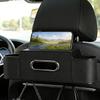 Multifunctional Car Seat Back Organizer with Cup Holders & Tissue Storage, Durable Auto Rear Seat Tray for Travel