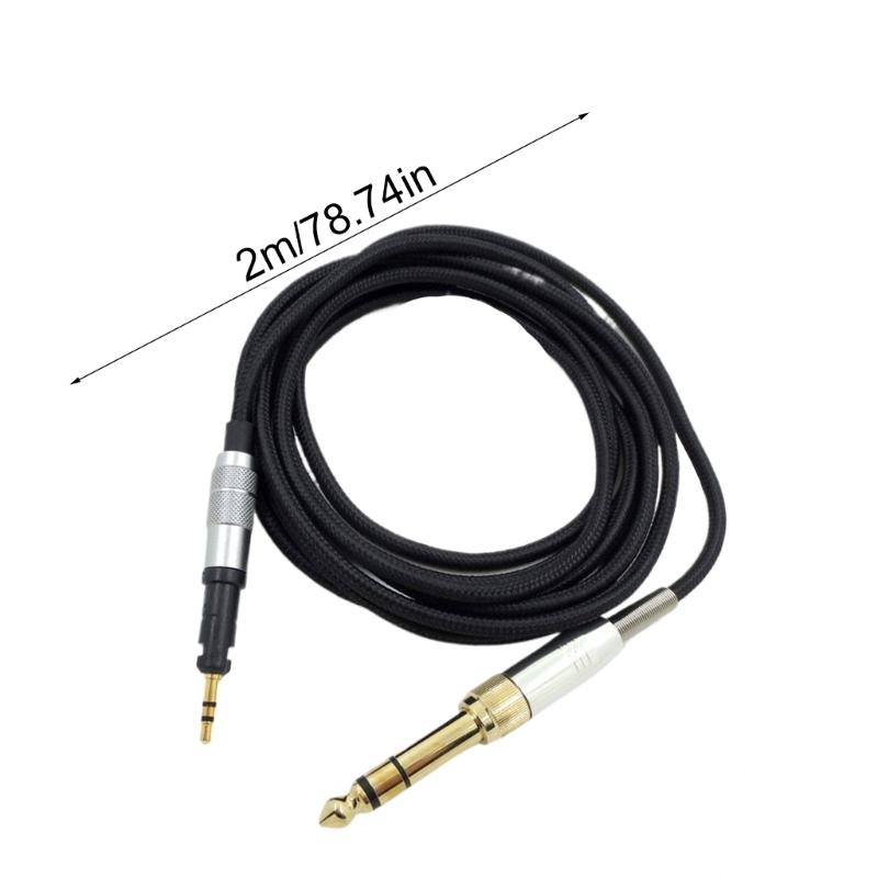 Replacement ATH M50x Cable AUX Cord 6.35mm Adapters for M50X M40X M70x Headphones OFCWire Elevates Sound Quality