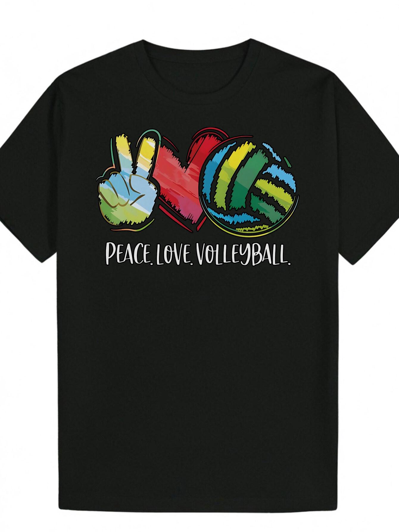 Round Neck Polyester Graphic T-shirt XXXL