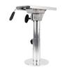 Boat Seat Pedestal Aluminum Alloy 360 Degree Swivel 330 to 480mm Adjustable Height Detachable Pedestal for RV Yacht