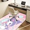 Office Rug Kuromi, Pastel Anti-Slip Rug, Machine Washable for Living Room, Bedroom, Office, Multiple Sizes, Bedroom Mat, Decorative Mat, Durable Mat,
