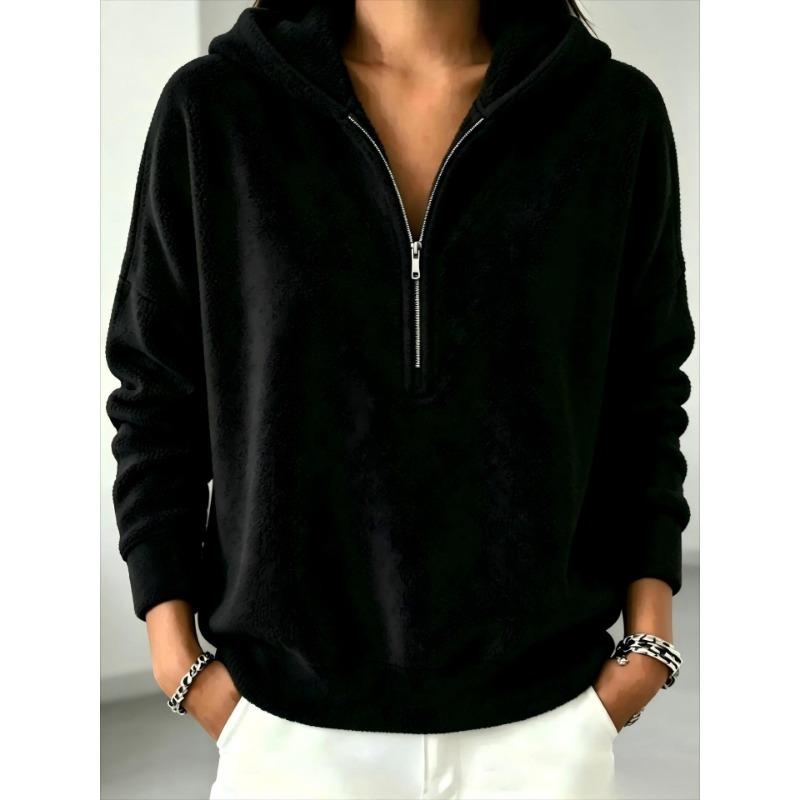 Women S Fall Winter Fleece Hooded Sweatshirt Casual