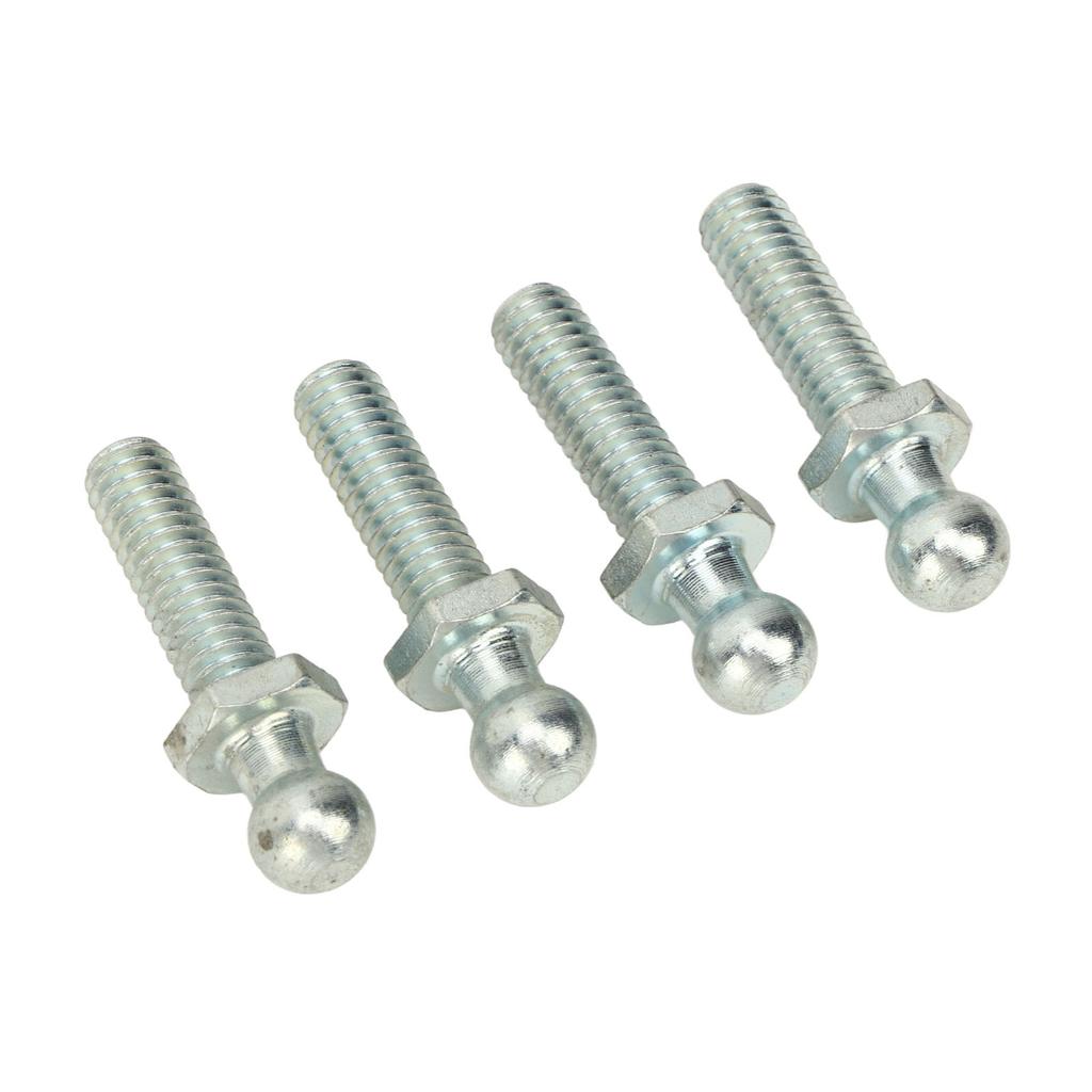 4Pcs 10mm Studs 5Celsius16‑18 Thread High Hardness Rugged Stable Studs Washers Kit for Tool Boxes RVs Cars